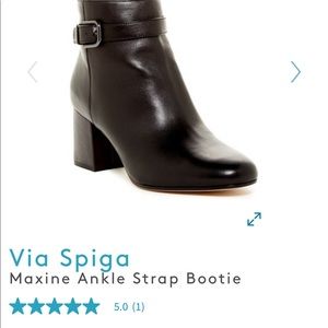 Via Spiga Maxine ankle strap boots